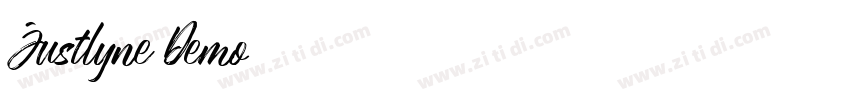 Justlyne Demo字体转换